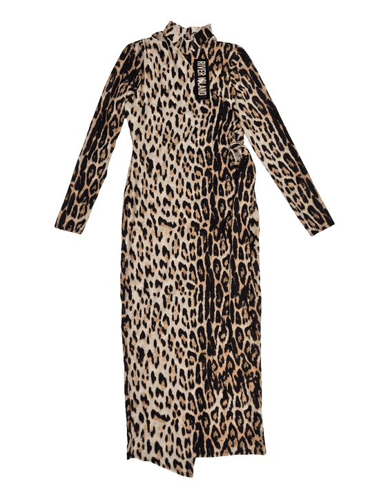 RIVER ISLAND Naiste pikk kleit leopard