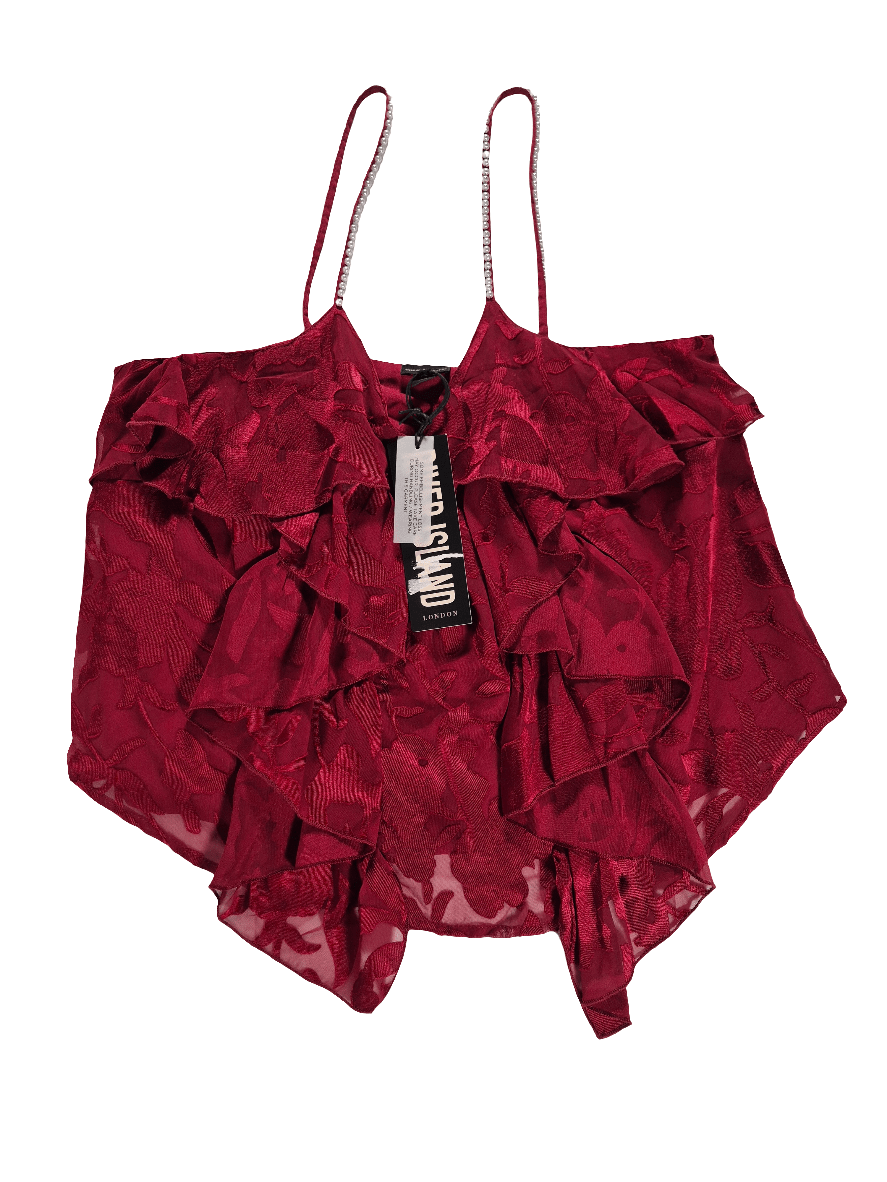 RIVER ISLAND Naiste punane top