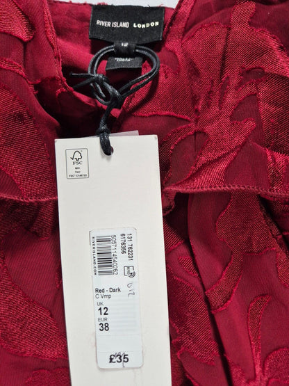 RIVER ISLAND Naiste punane top