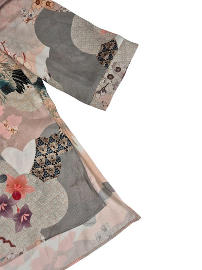 RIVER ISLAND Naiste roosa lilleline pluus
