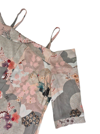 RIVER ISLAND Naiste roosa lilleline pluus