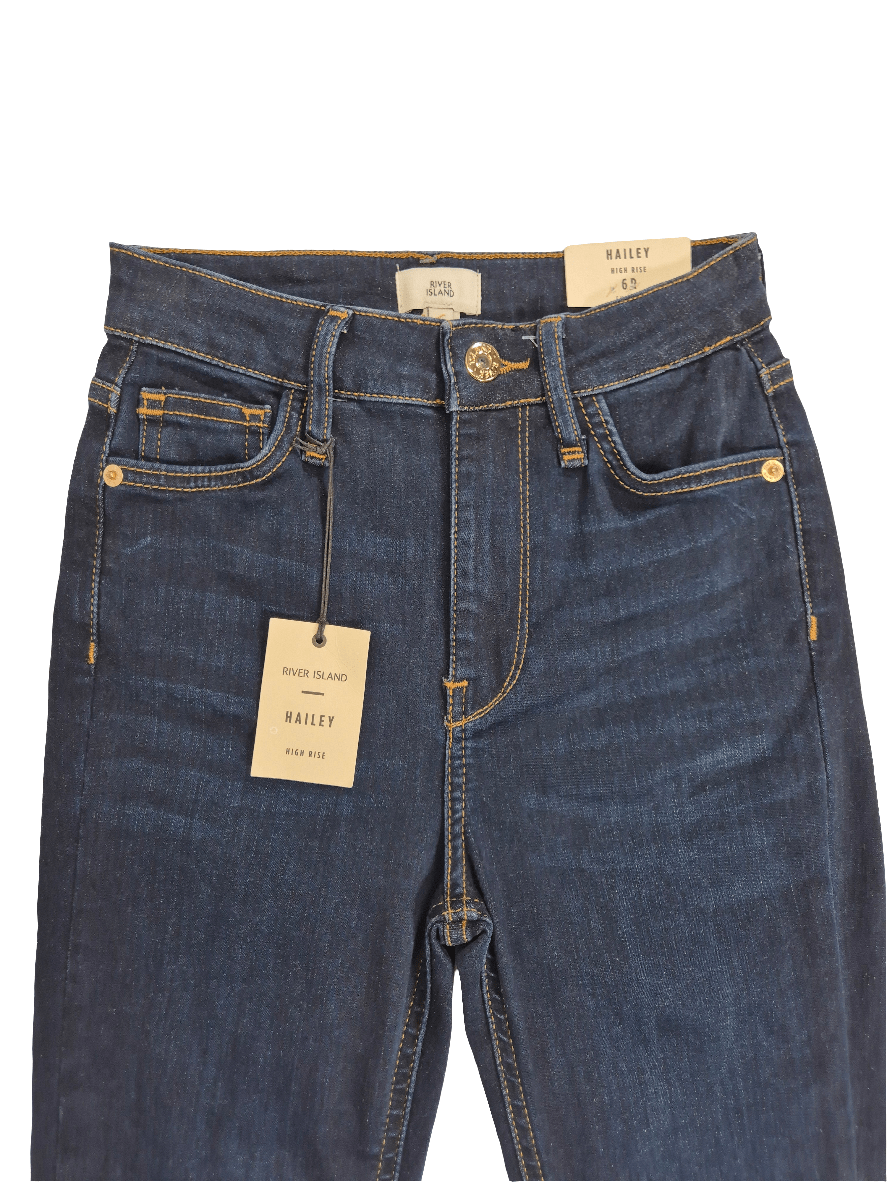 RIVER ISLAND Naiste tumesinised teksad Hailey