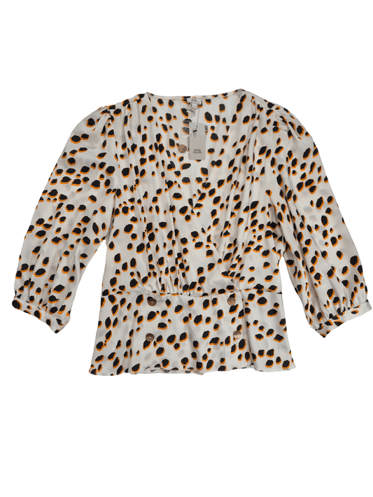 RIVER ISLAND Naiste valge laiguline pluus