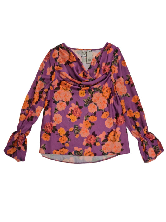 RIVER ISLAND Naiste värvikas pluus lehvivate varrukatega