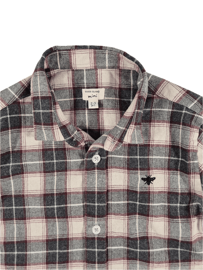 RIVER ISLAND Poiste ruuduline flanell pluus