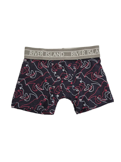 RIVER ISLAND Poiste sinised draakonitega bokserid