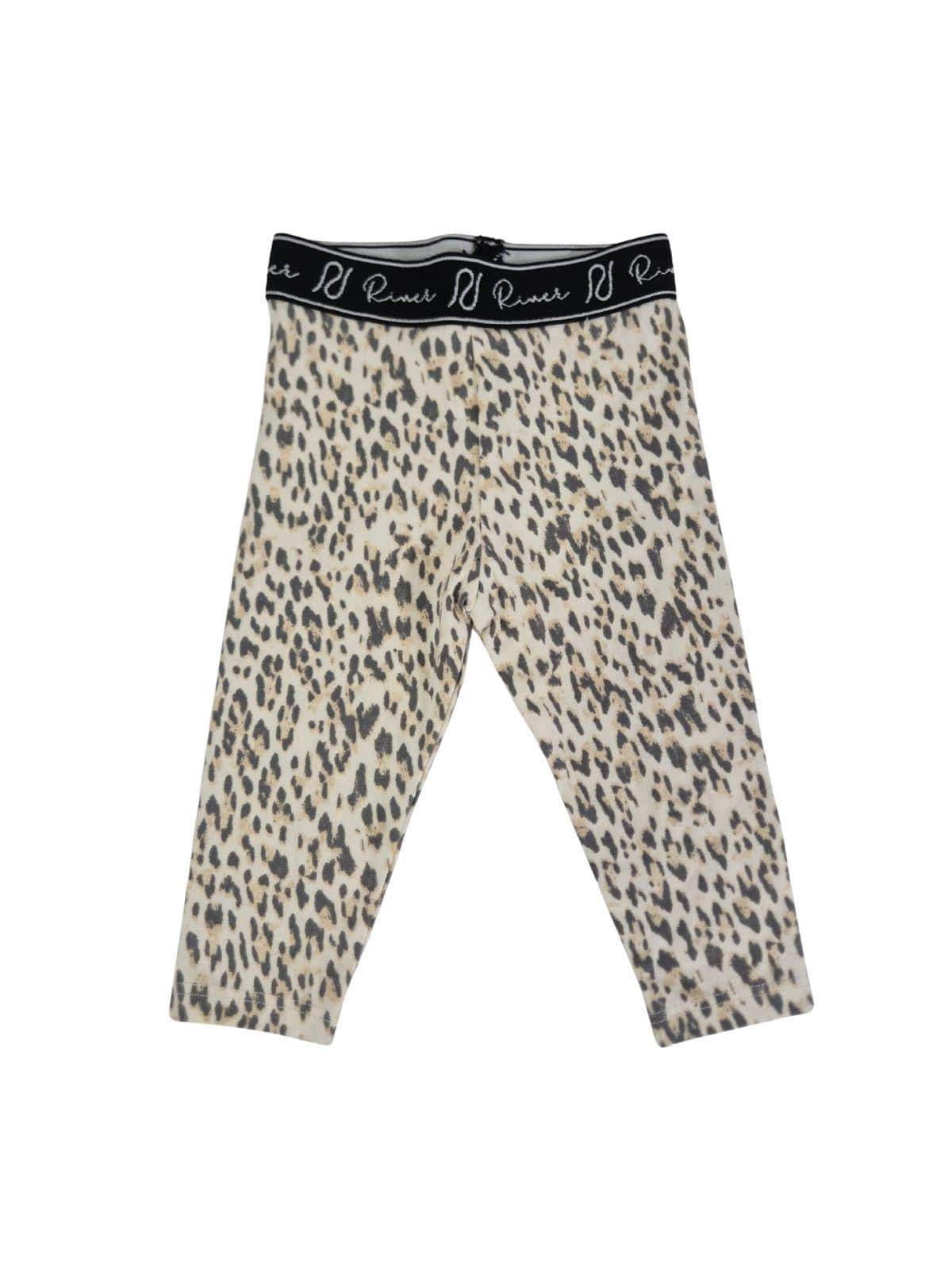 RIVER ISLAND Tüdrukute beežid retuusid leopard