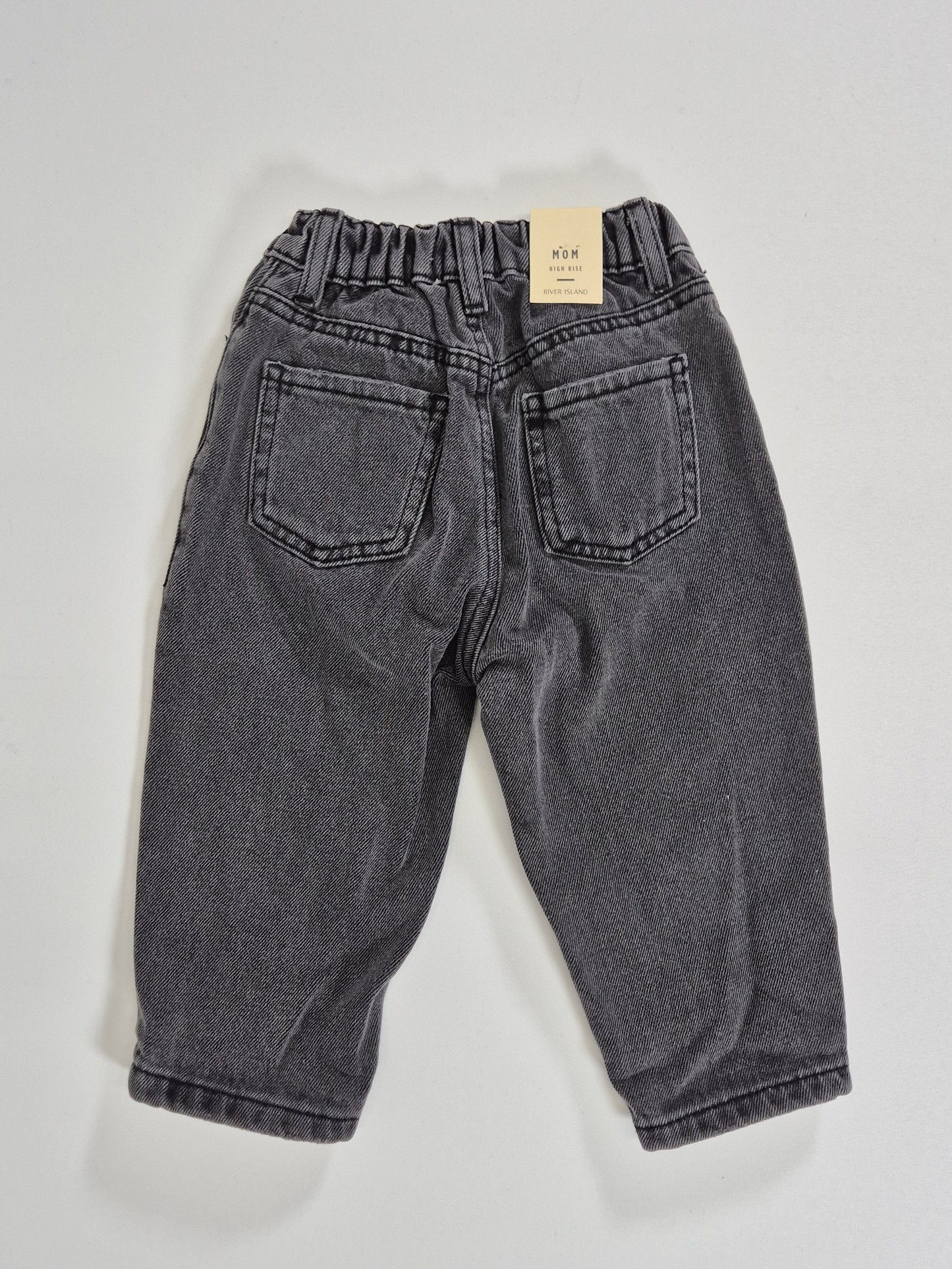 RIVER ISLAND Tüdrukute hallid teksad Mom