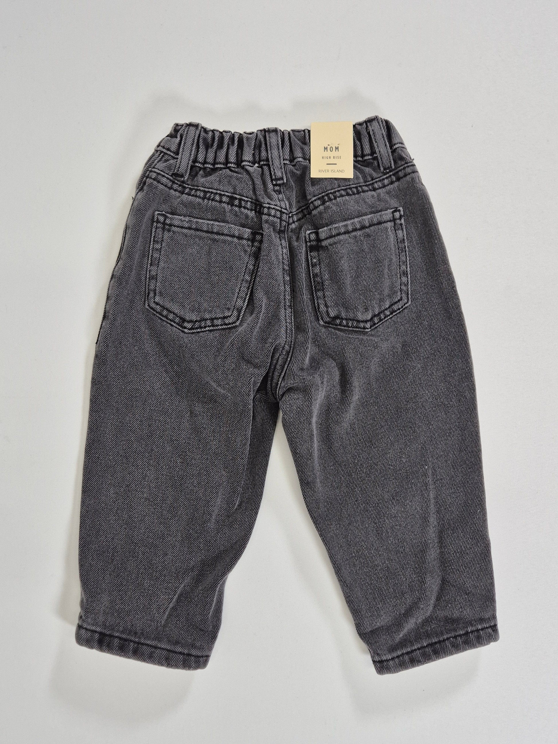 RIVER ISLAND Tüdrukute hallid teksad Mom