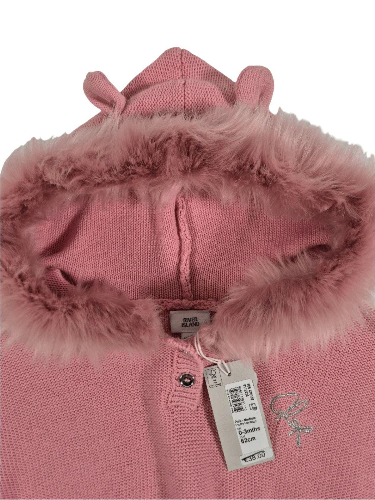 RIVER ISLAND Tüdrukute kapuutsiga kampsun