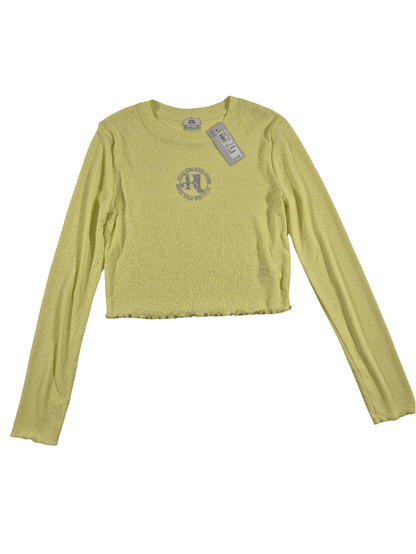 RIVER ISLAND Tüdrukute kollane top/pluus