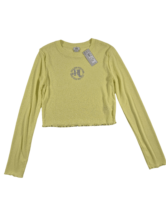 RIVER ISLAND Tüdrukute kollane top/pluus