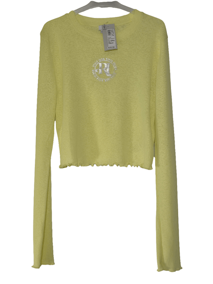 RIVER ISLAND Tüdrukute kollane top/pluus