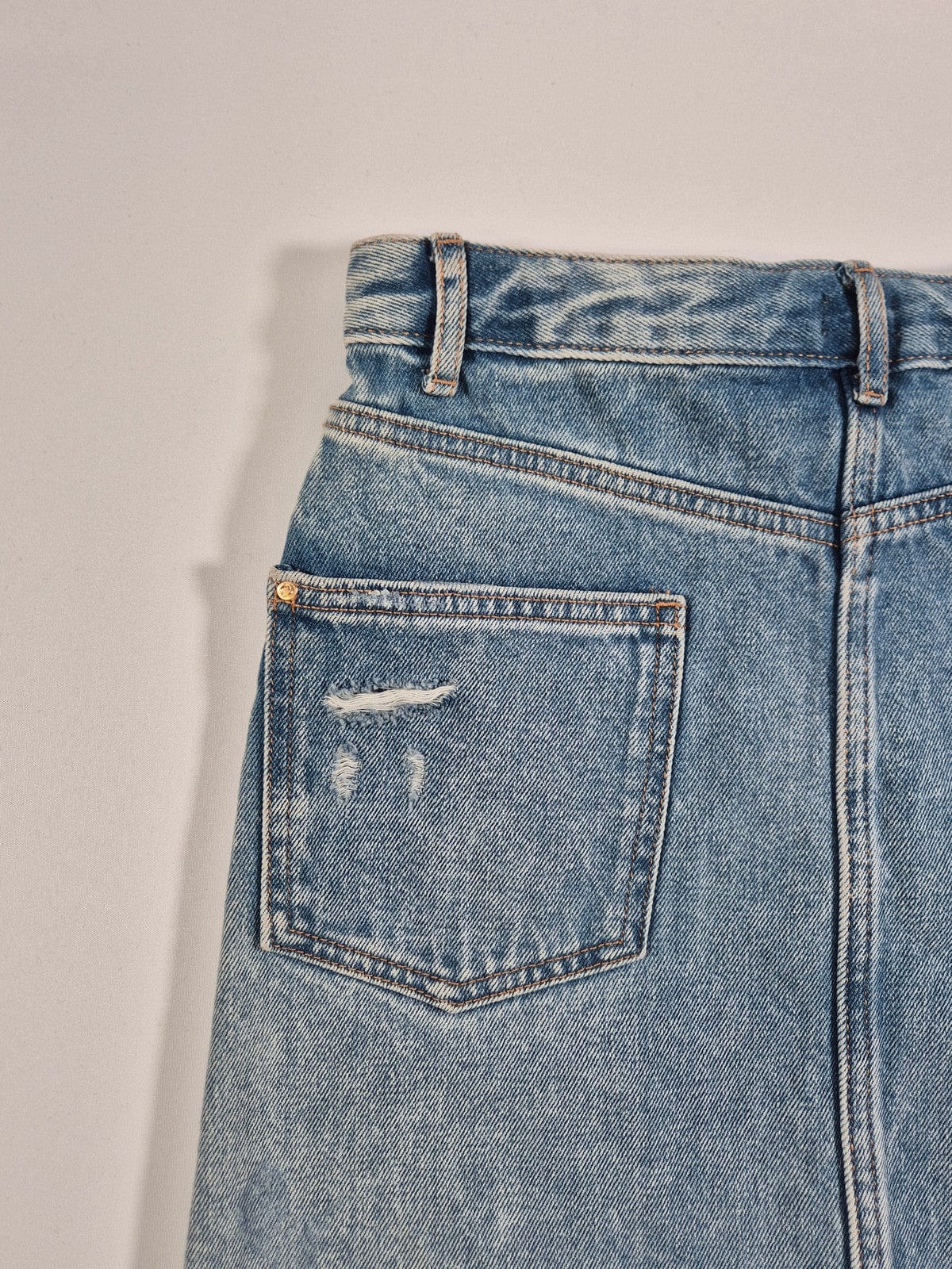 RIVER ISLAND Tüdrukute lõhkine teksaseelik