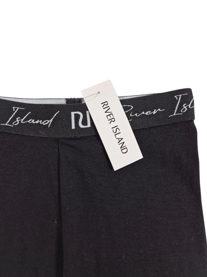 RIVER ISLAND Tüdrukute lühikesed mustad retuusid