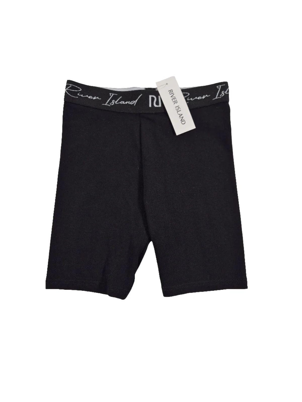 RIVER ISLAND Tüdrukute lühikesed mustad retuusid