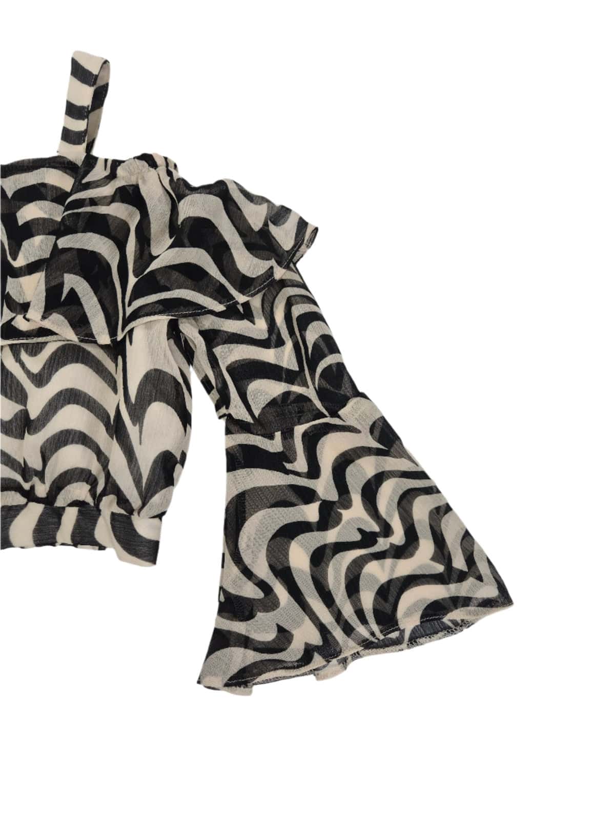 RIVER ISLAND Tüdrukute must valge pluus