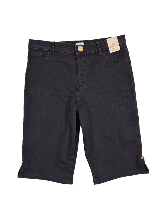 RIVER ISLAND Tüdrukute mustad lühikesed stretšteksad