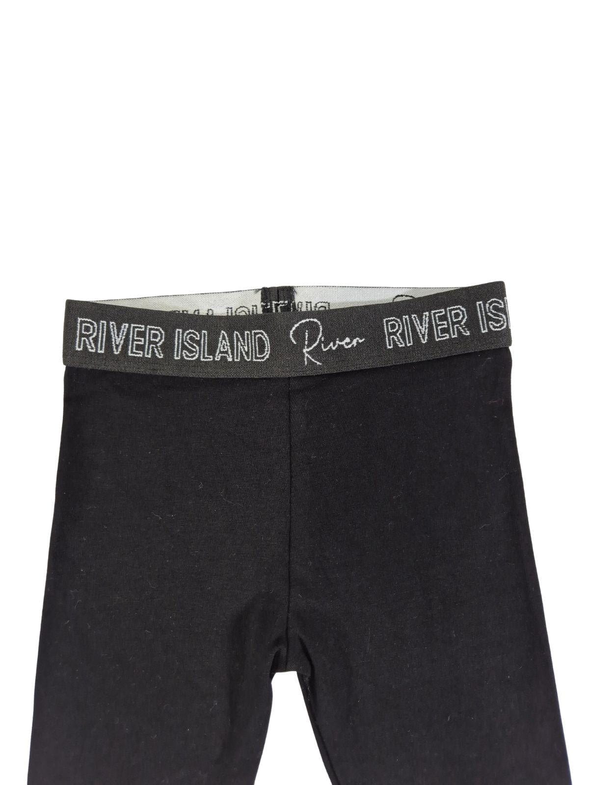 RIVER ISLAND Tüdrukute mustad retuusid river