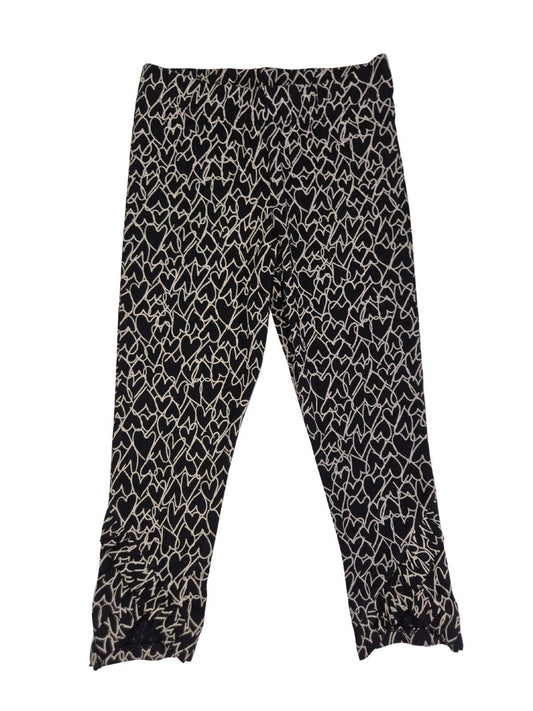 RIVER ISLAND Tüdrukute mustad südametega retuusid