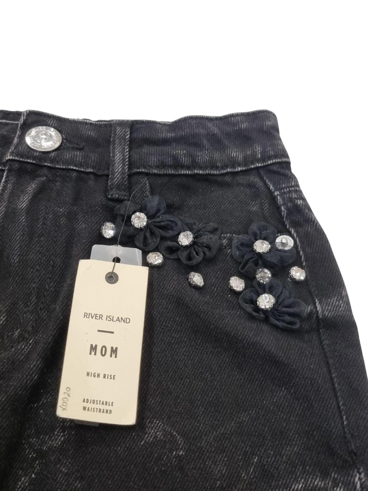RIVER ISLAND Tüdrukute mustad teksad