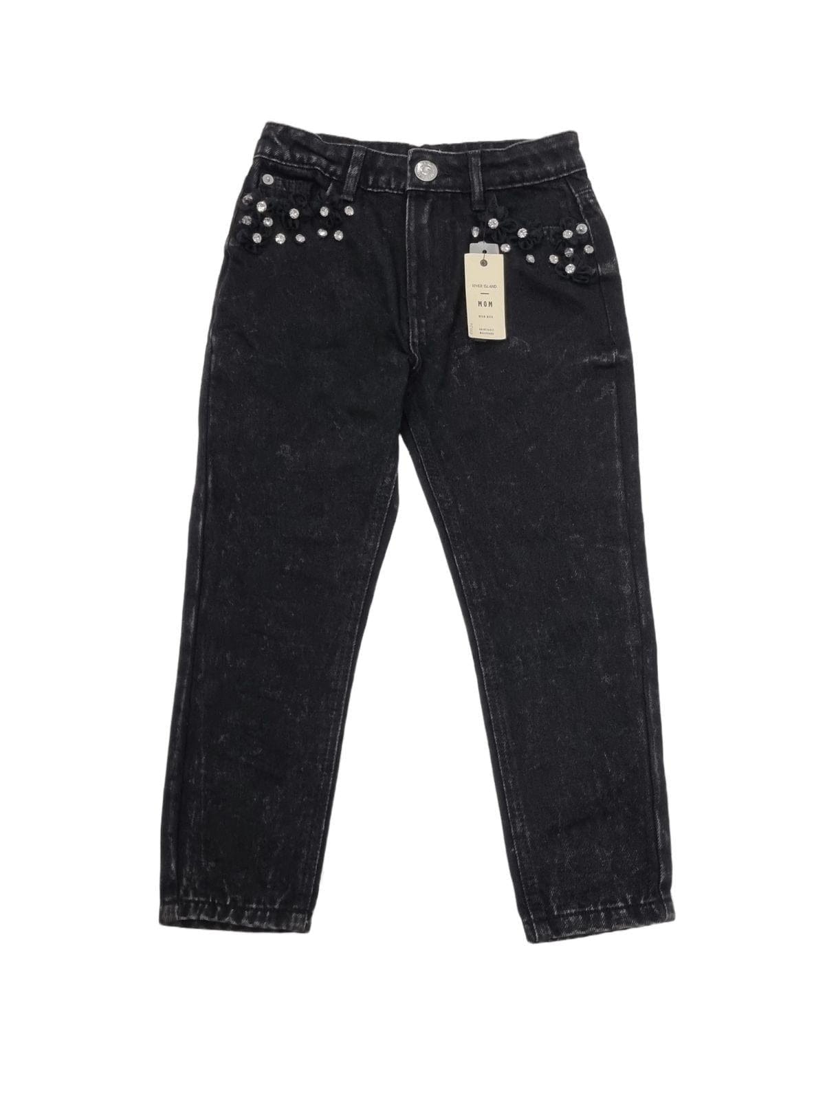 RIVER ISLAND Tüdrukute mustad teksad
