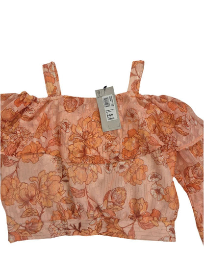 RIVER ISLAND Tüdrukute oranž pluus