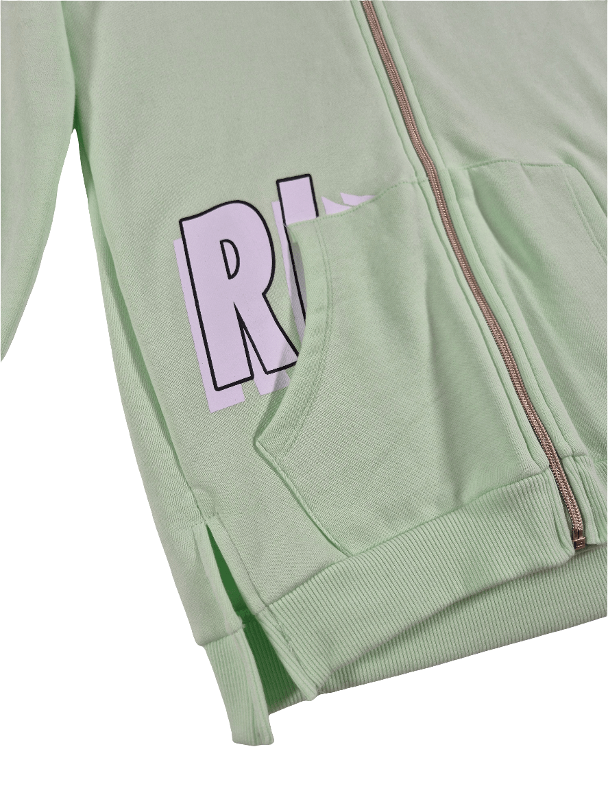 RIVER ISLAND Tüdrukute roheline dressipluus