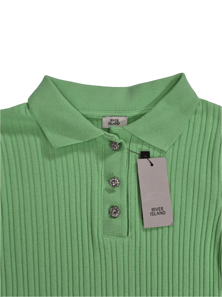 RIVER ISLAND Tüdrukute roheline pluus