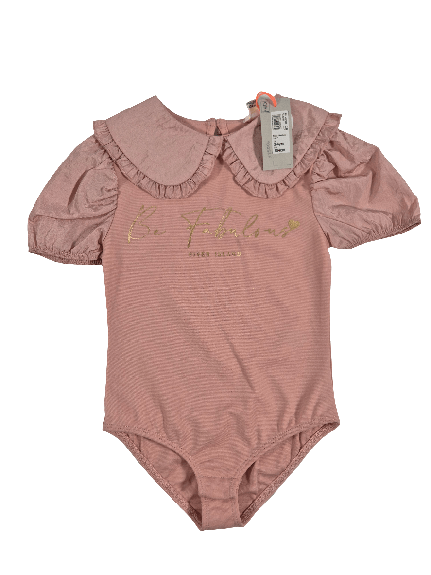 RIVER ISLAND Tüdrukute roosa bodi