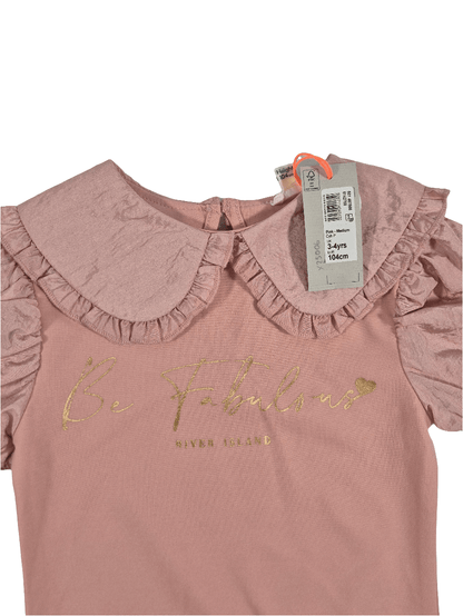 RIVER ISLAND Tüdrukute roosa bodi