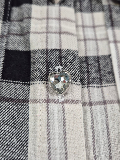RIVER ISLAND Tüdrukute ruuduline flanell pluus