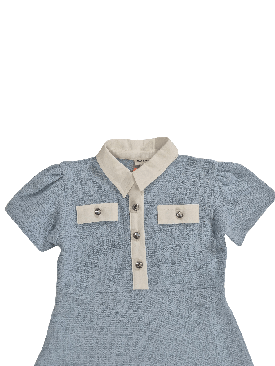 RIVER ISLAND Tüdrukute sinine kleit