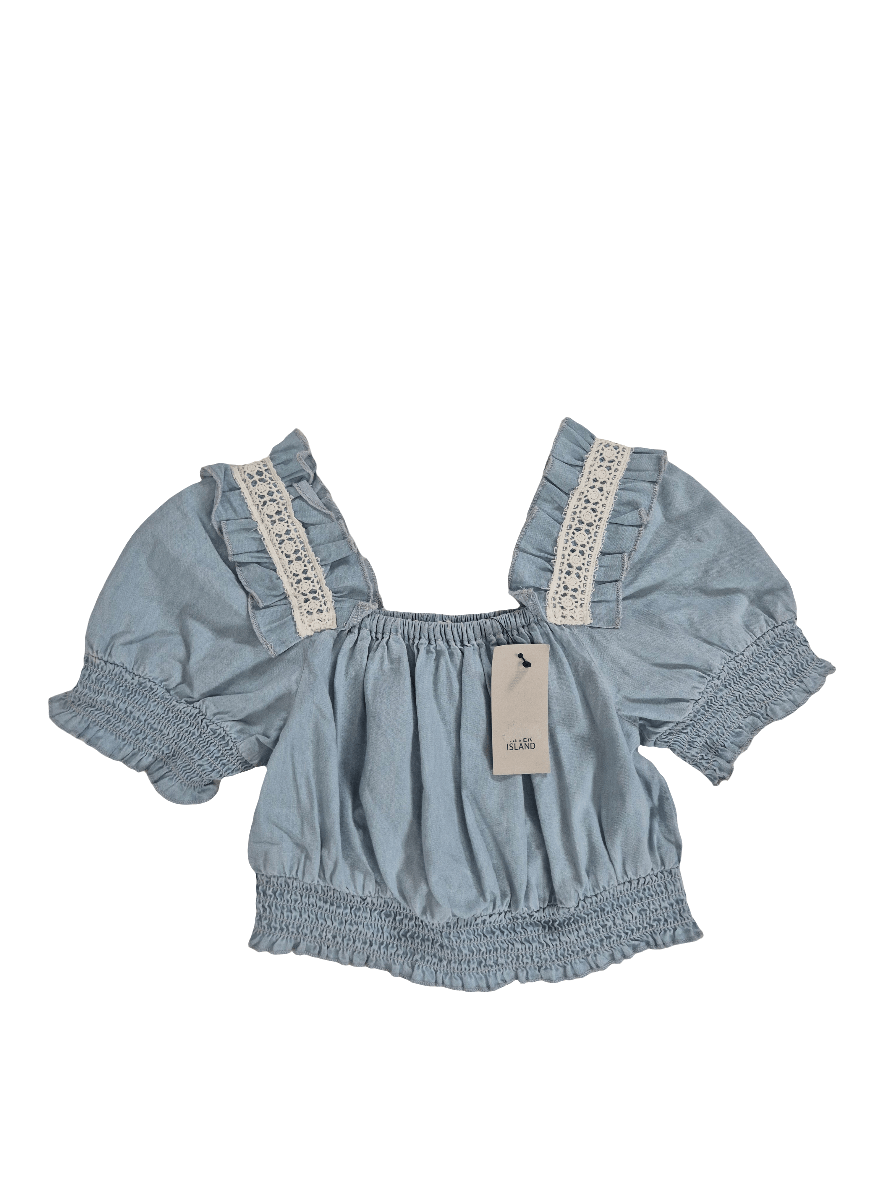 RIVER ISLAND Tüdrukute teksa komplekt