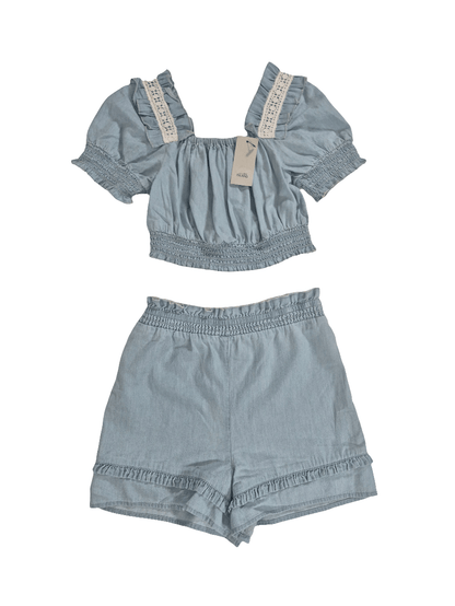 RIVER ISLAND Tüdrukute teksa komplekt