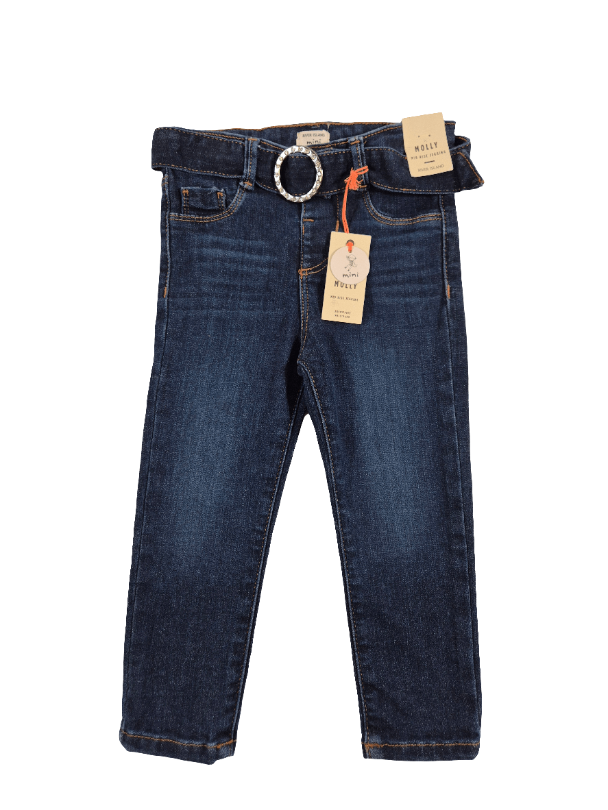 RIVER ISLAND Tüdrukute vööga teksad