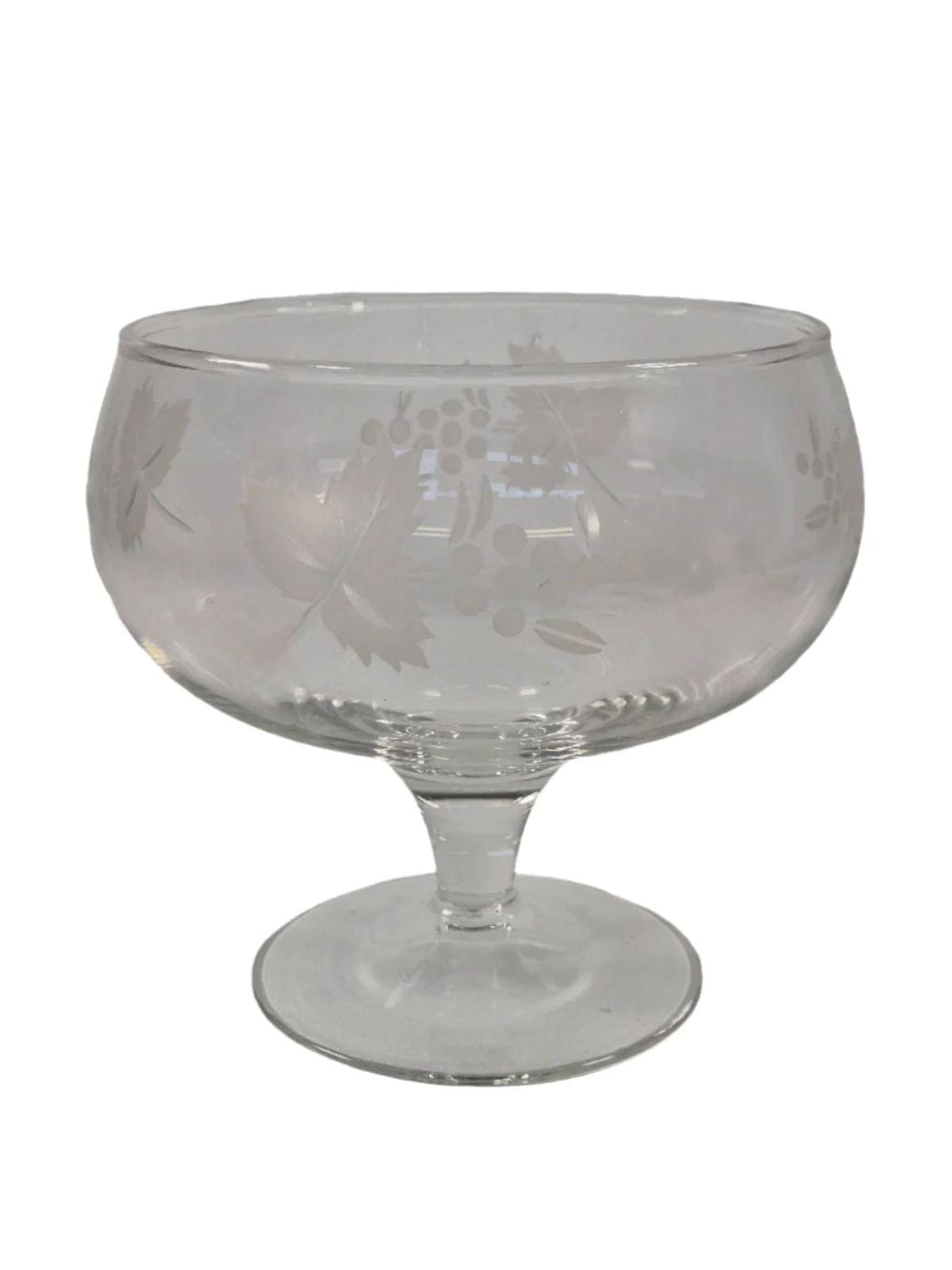 SECOND BEST TAASKASUTUS Crystal Etched Grapes