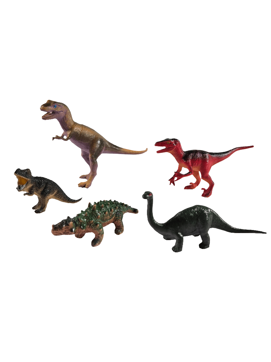 SECOND BEST TAASKASUTUS Dinosaurused 5tk