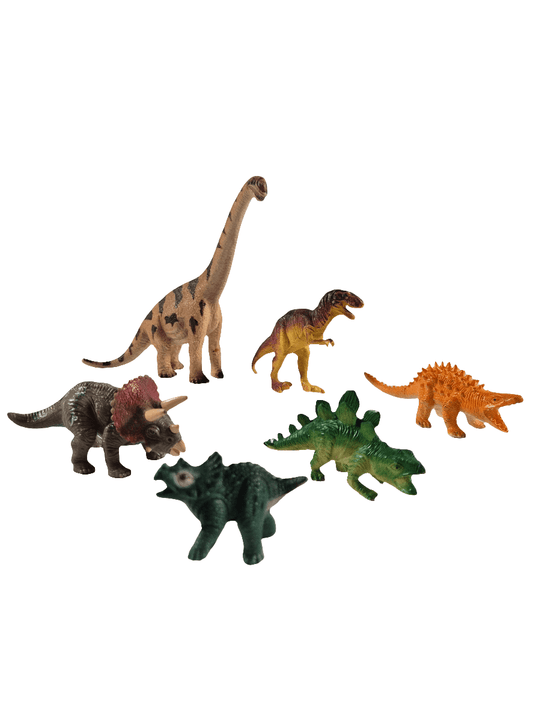 SECOND BEST TAASKASUTUS Dinosaurused 6tk