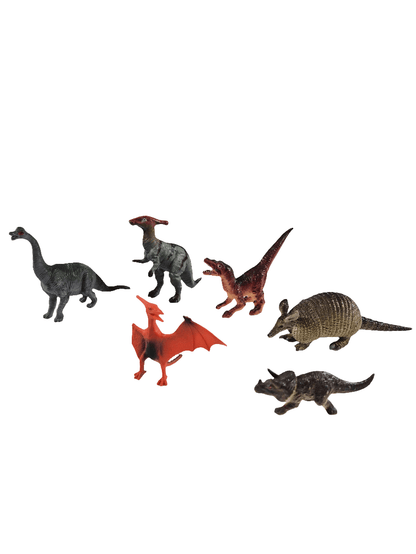 SECOND BEST TAASKASUTUS Dinosaurused 6tk