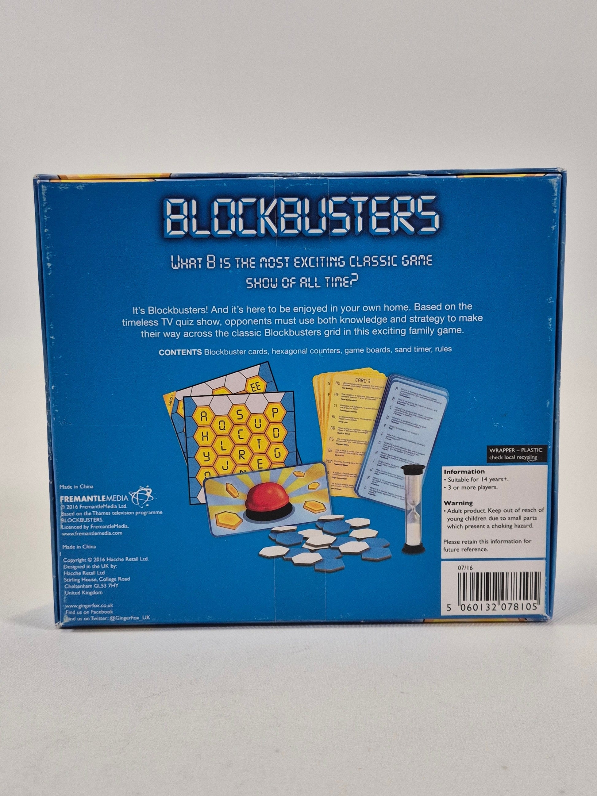 SECOND BEST TAASKASUTUS Lauamäng Blockbusters