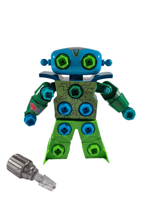 SECOND BEST TAASKASUTUS Mänguasi sinine robot