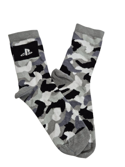 SECOND BEST TAASKASUTUS Poiste hallid laigulised sokid PlayStation