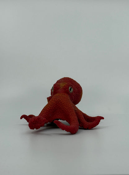 SECOND BEST TAASKASUTUS Punane kaheksajala figuur