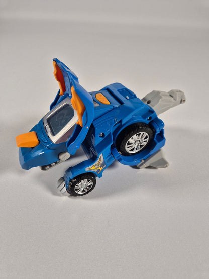 SECOND BEST TAASKASUTUS Sinine auto/dinosaurus