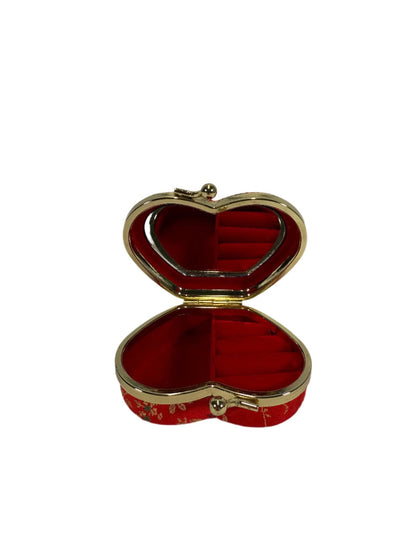 SECOND BEST TAASKASUTUS Südamekujuline ehetekarp peegliga