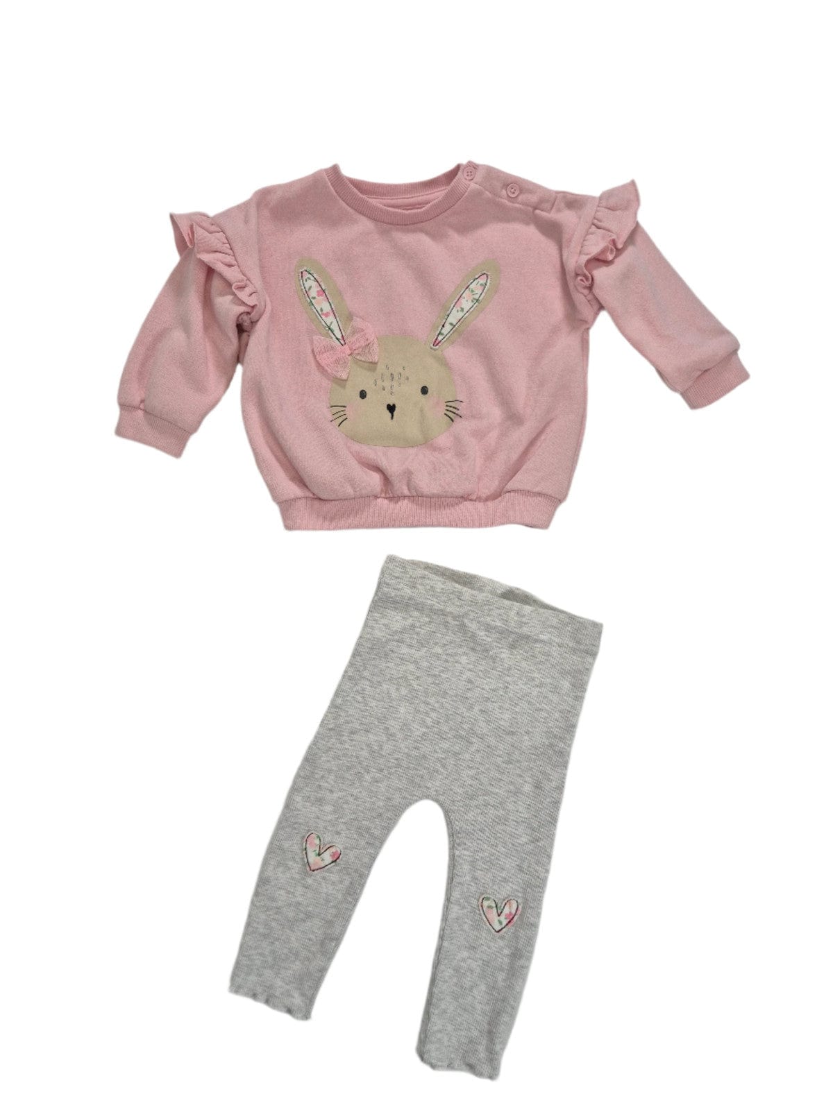 SECOND BEST TAASKASUTUS Tüdrukute komplekt jänku