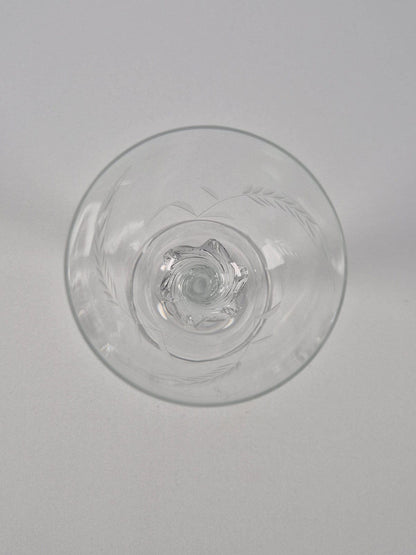 SECOND BEST TAASKASUTUS Vintage Inglise kristallklaasid 4tk