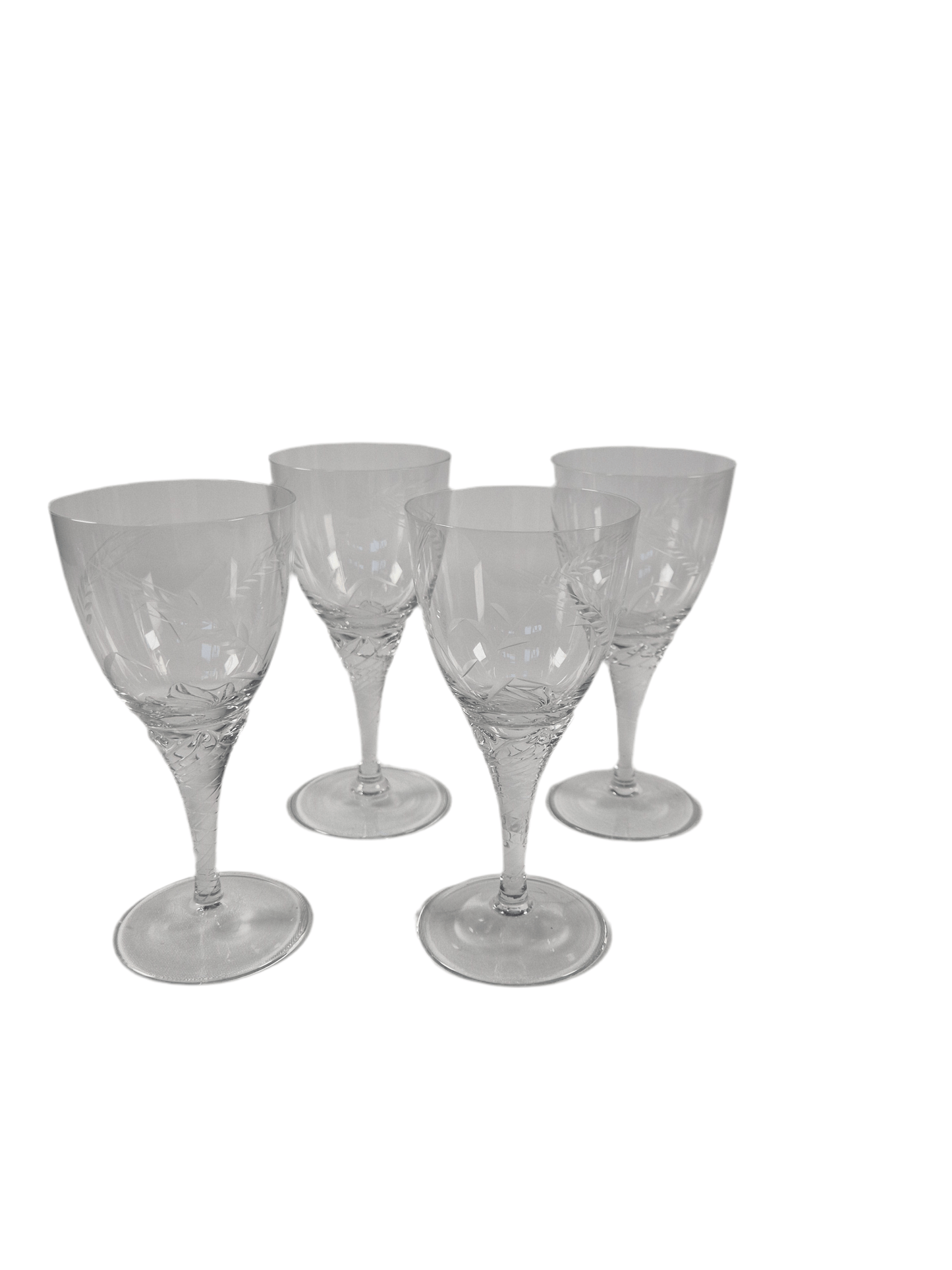 SECOND BEST TAASKASUTUS Vintage Inglise kristallklaasid 4tk