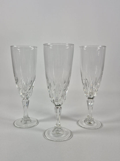 SECOND BEST TAASKASUTUS Vintage Luminarc šampanjaklaasid 3tk